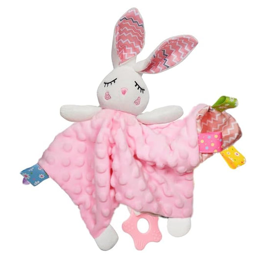 Soothe&Sense Baby Security Blanket with Teether, Rattle