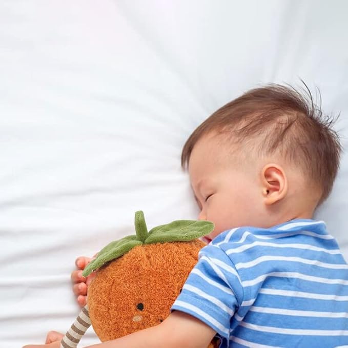 MON AMI Premium Clementine Soft Stuffed Plush Toy – 10”, Whimsical & Adorable Face - Handcrafted Squishable Fruit Doll
