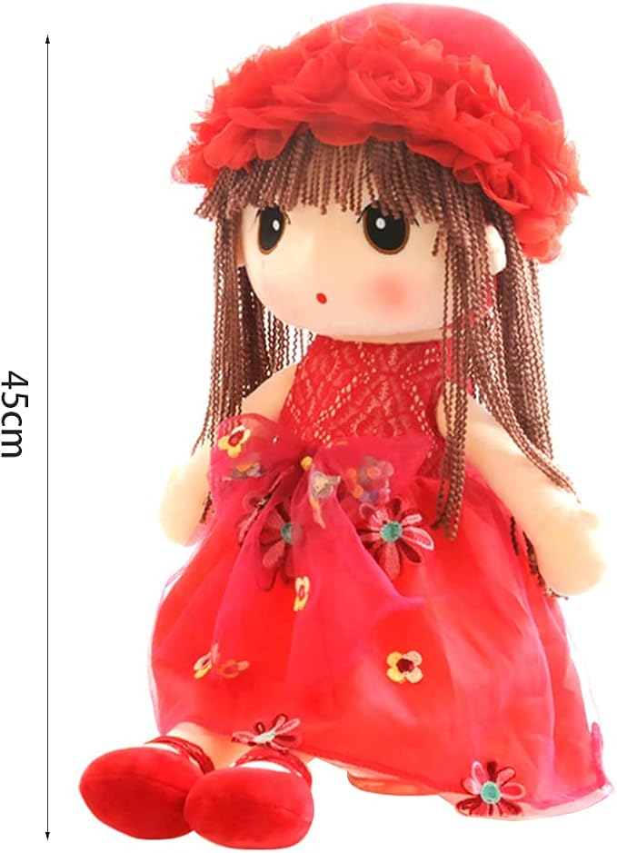 ikasus Soft Baby Doll with Clothes, Kawaii 17.7 Rag Doll