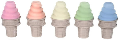 SweeTooth Ice Cream Cone Shaped Baby Teether - Yummy Yellow