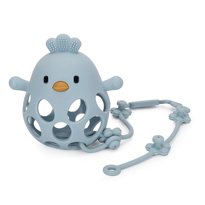 Socub Food-Grade Silicone Teether Toy for Babies 0-6, 12 18 Months