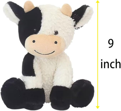 Cow Stuffed Animal Cute Cow Plush Doll Toy 9 inch