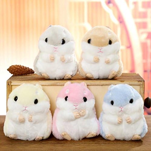 Cuddly Hamster Soft Stuffed Animals Cushion Toy Doll, 4" /10cm