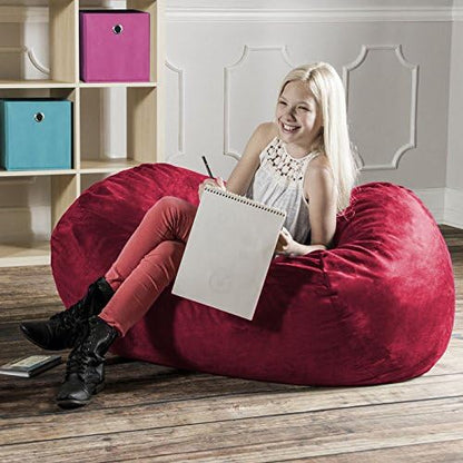 Jaxx Sofa Saxx Bean Bag Lounger, 4-Feet, Lime