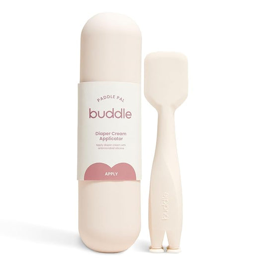 Paddle Pal Baby Diaper Cream Spatula Silicone Applicator with Carrying Case, Smooth & Mess-Free Application, 1 Count