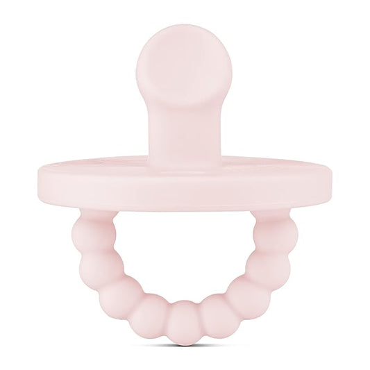 Ryan & Rose Cutie PAT Pacifier Teether (Slant, Pink)