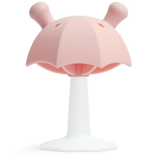 Umbrella Baby Teether with Suction Base, Keeping Baby Busy 0-6 Months, 6-12 Months 12-24 Months,