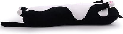 43.2in Long Plush Cat Toy Pillow Stuffed Animal Cat Kids Doll(110cm/43.2in)
