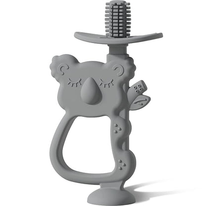 Moonkie Teething Toy, Safe & Easy to Hold BPA Free Silicone Teethers 360Â° Baby 6-12 Months