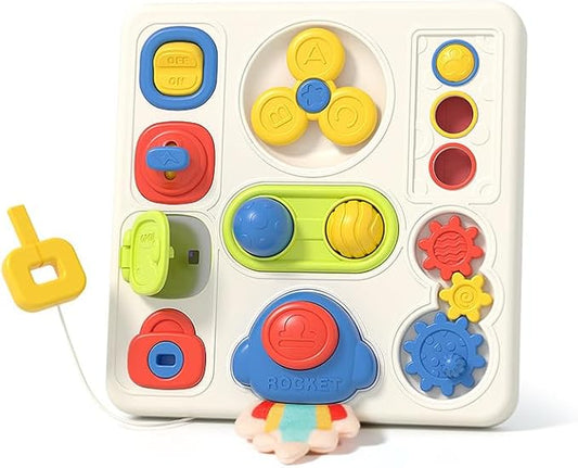 Busy Board Montessori Toys for Toddler Sensory Travel Toys Baby 2 3 4 5 6 Years