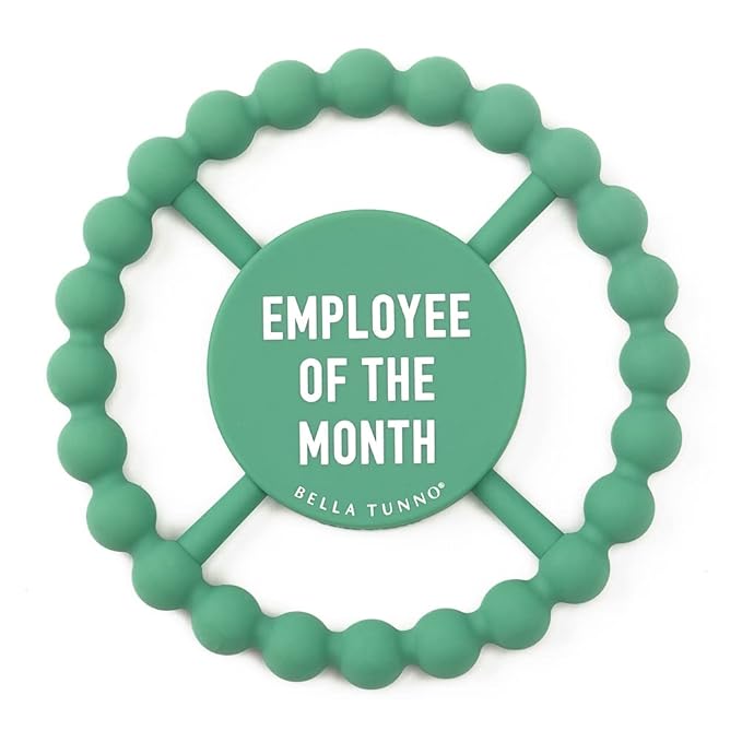 Bella Tunno Happy Teether ??Soft & Easy Grip Baby Teether Toy, Silicone Teether Ring to Help Soothe Gums