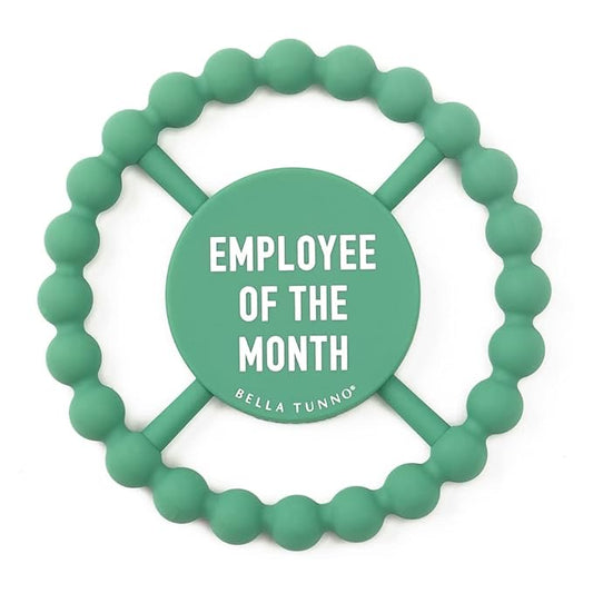 Bella Tunno Happy Teether ??Soft & Easy Grip Baby Teether Toy, Silicone Teether Ring to Help Soothe Gums