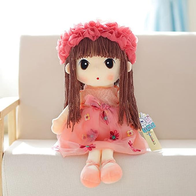ikasus Soft Baby Doll with Clothes, Kawaii 17.7 Rag Doll
