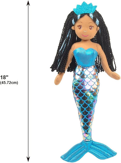 Linzy Toys,Aria Mermaid Doll 18" Mermaid (89002)