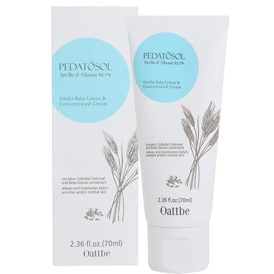 PEDATOSOL Baby Lotion - Pediatrician-Formulated Hydrating Lotion For Sensitive & 2.36 Fl