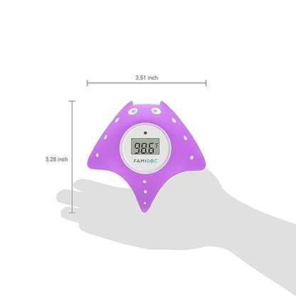 Famidoc Baby Bath Thermometer with Room Thermometer NEW Upgraded Sensor