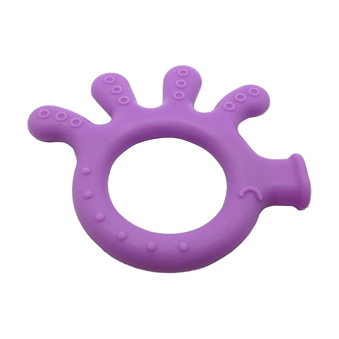 Silicone Finger Teether Toy - Handheld Teething Relief for Girls & Boys