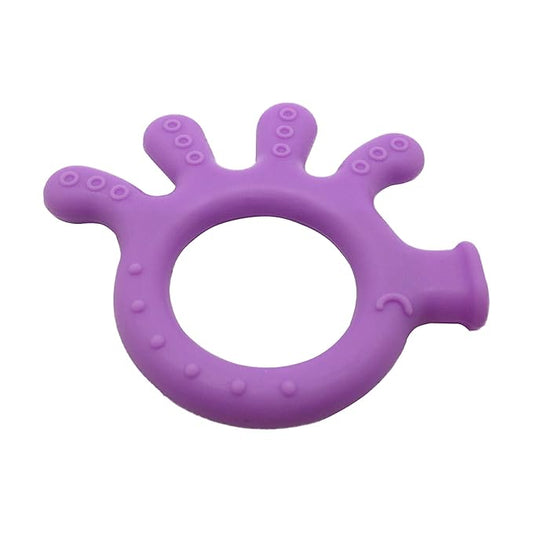 Silicone Finger Teether Toy - Handheld Teething Relief for Girls & Boys