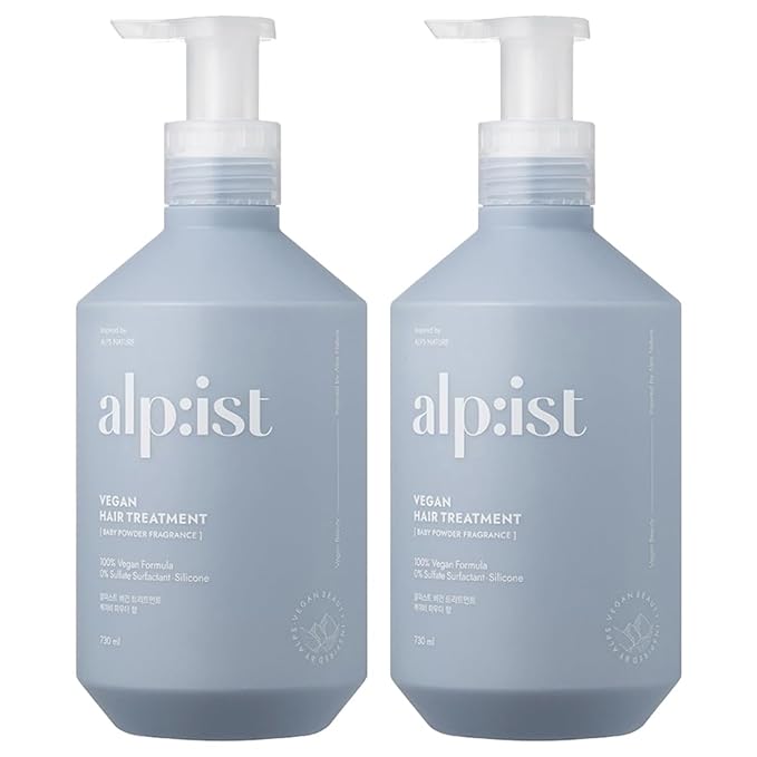 Kerasys alp:ist Vegan Formula Sulfate Silicone Paraben Free Nature Alpist 24.68 fl 730 ml 2-Pack)