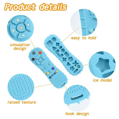 Baby Teething Toys, Freezer BPA Free Silicone Baby Teether Chew Toys