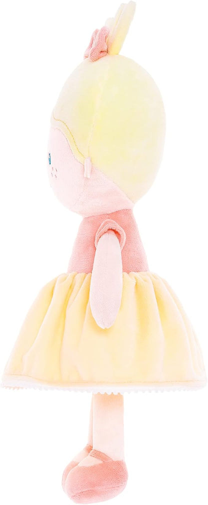 Onetoo Soft Baby Doll for Girls Plush Rag Doll Sleeping 14"