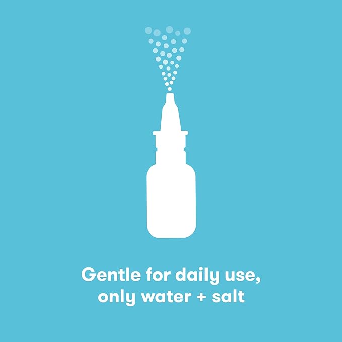 Frida Baby NoseFrida Nasal Saline Spray, Baby Saline Drops + Spray to Soften Nasal Passages 0.68 fl