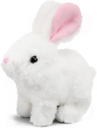 Hopping Walking Bunny Rabbit Toy with Sounds, Wiggling Ears