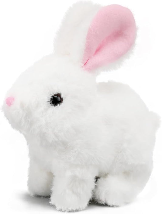 Hopping Walking Bunny Rabbit Toy with Sounds, Wiggling Ears