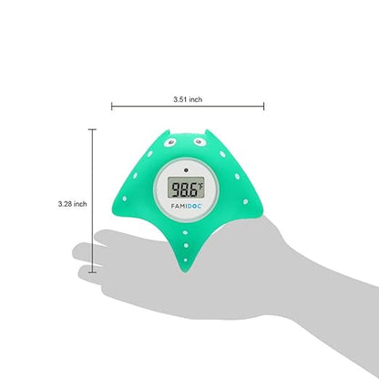 Baby Bath Thermometer with Room Thermometer - Famidoc FDTH-V0-22 NEW