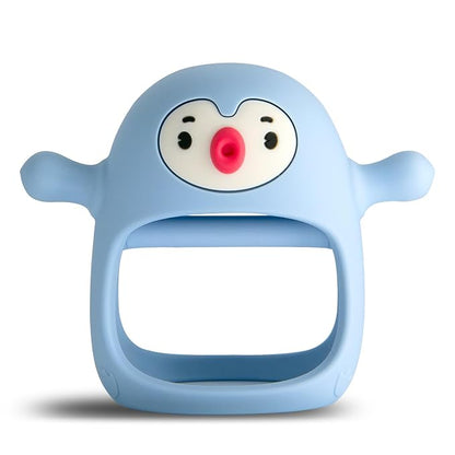 Smily Mia Smily Mia Penguin Teethers, Silicone TeethingToys for Babies 0-6Months 3-6Months, Hand