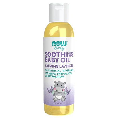 NOW Foods Baby, Soothing Baby Oil 4-Ounce
