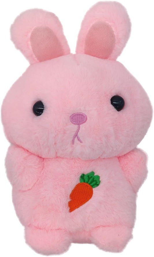 Soft and Cuddly Pink Animal Plush Toy, Dreamy Soft and Cuddly Pink Plush Doll 3+ (Rabbit)