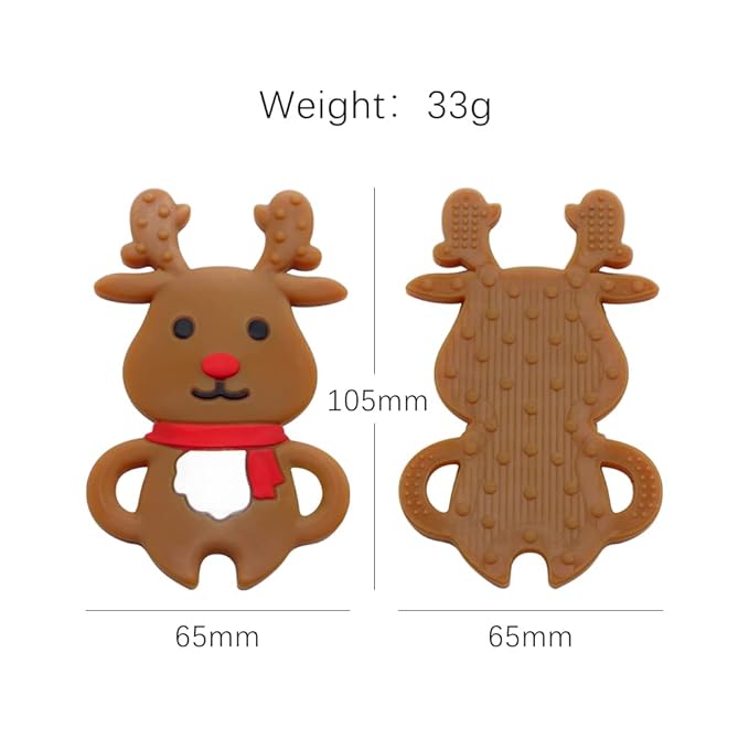 Baby Teething Toys, Silicone Teether for Babies