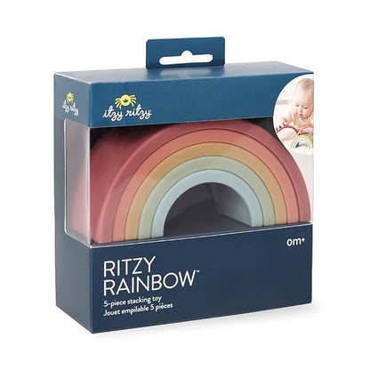 Itzy Ritzy Rainbow Stacker Toy - Includes 5 Arches