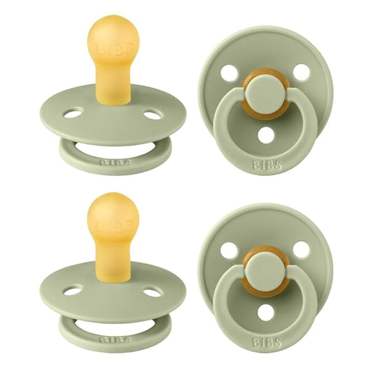 BIBS Colour Pacifier 4-Pack, BPA Free Dummy Pacifier 1 (0-6