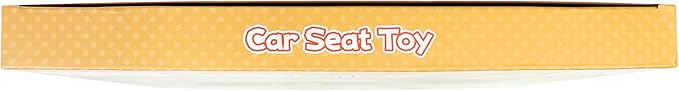 Dr.Rapeti Baby Car Seat Toy for Travel Rear Facing Double Sided Baby Travel Activity Car Seat Entertainment Toy Easy Drive Gift for Newborn Baby Infant 0-12 Month