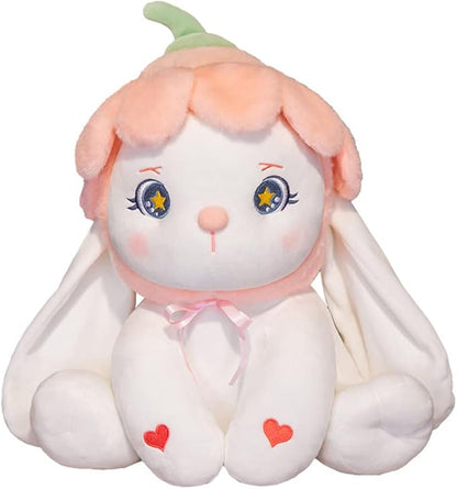 MISI White Petal Rabbit Plush 11" Baby Bunny Toy Doll