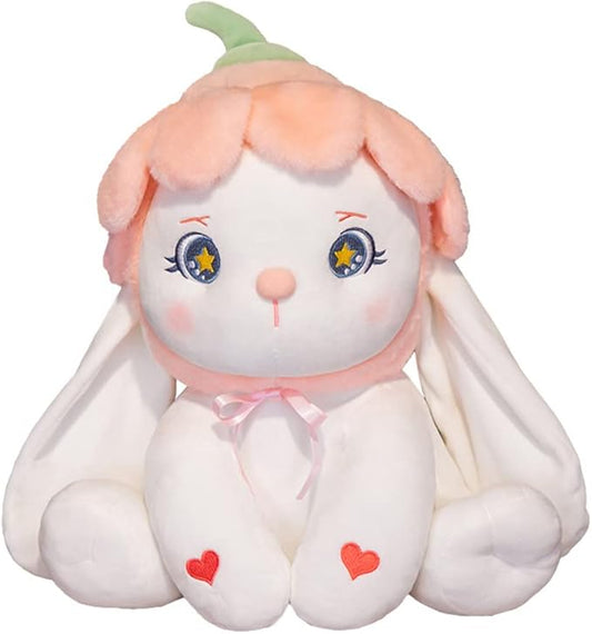 MISI White Petal Rabbit Plush 11" Baby Bunny Toy Doll