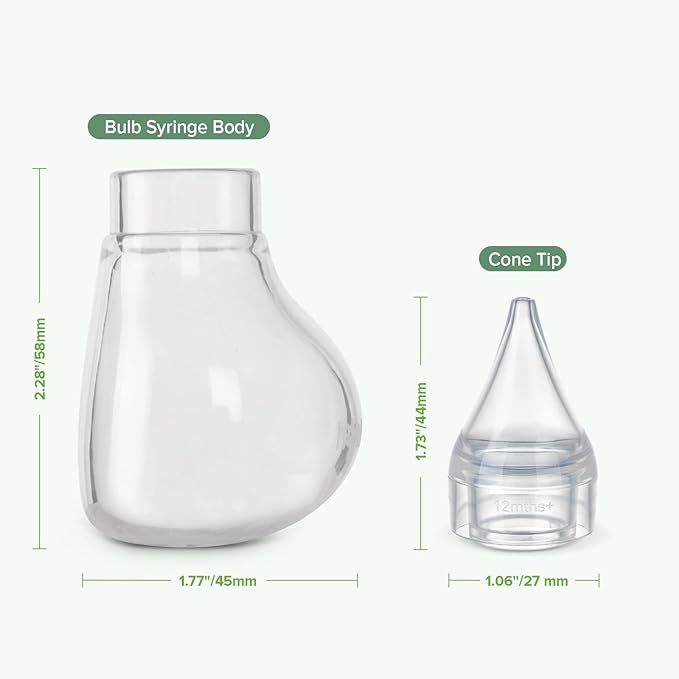 Haakaa Silicone Baby Nasal Aspirator | Nose Bulb Syringe