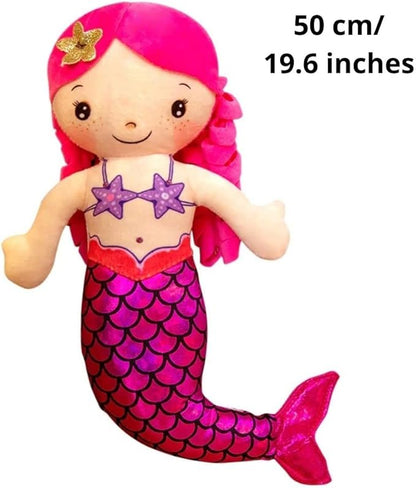 Mermaid Soft Plush Doll Princess for Girls Toddlers & Babies, Mermaid Gifts for Girls 50 cm)
