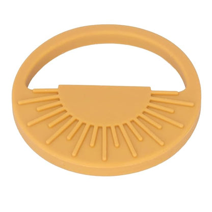 Garosa Baby Silicone Teether Toy Safe Semi Circular Sun Easy Teething(003 Yellow