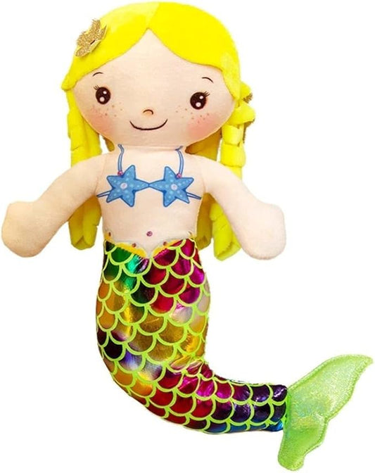 Mermaid Soft Plush Doll Princess for Girls Toddlers & Babies, Mermaid Gifts for Girls 30 cm)