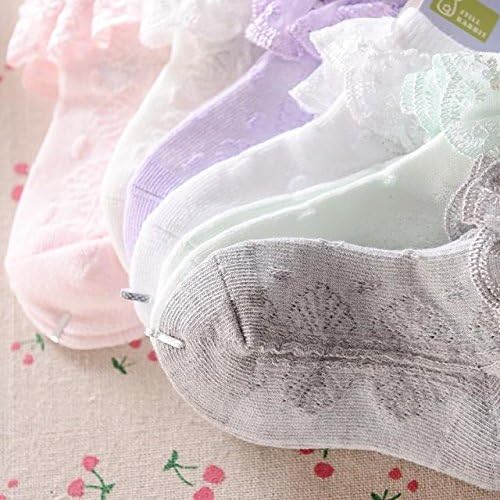 QandSweet Baby Girls' Eyelet Flower Socks Ankle Sock for Newborn