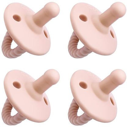 Pacifier Soother Baby 4 Pack of Pacifiers Newborn Teething 100% 6-18 Months
