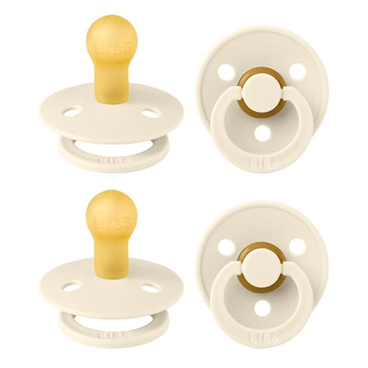 BIBS Colour Pacifier 4-Pack, BPA Free Dummy Pacifier 1 (0-6