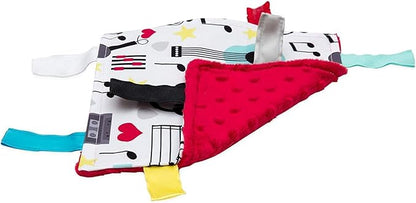 Baby Jack & Co 8x8??Music Lovey Tag Toys for Babies - Baby Crinkle Toys