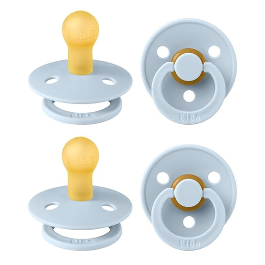 BIBS Colour Pacifier 4-Pack, BPA Free Dummy Pacifier 1 (0-6