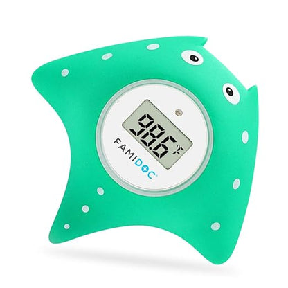 Baby Bath Thermometer with Room Thermometer - Famidoc FDTH-V0-22 NEW