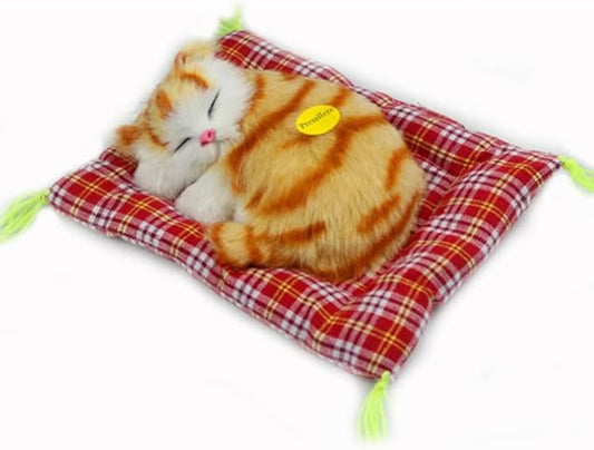 Simulation Lovely Cat Make Sounds Doll Cute Sleeping Plush Cats