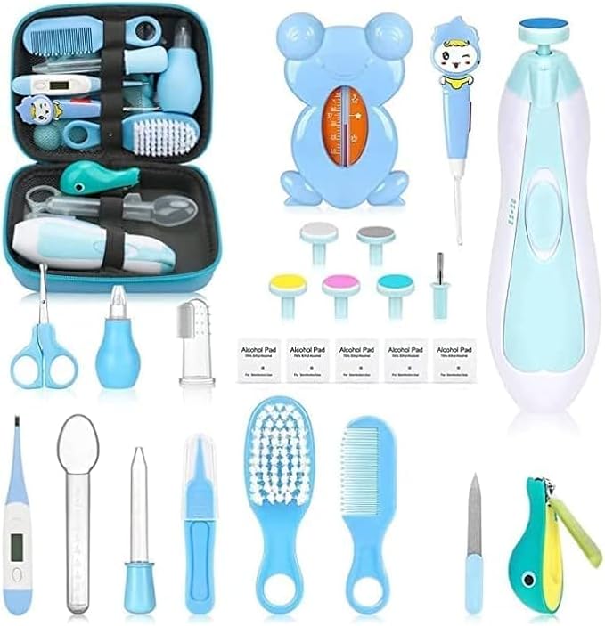 Baby Healthcare and Grooming Kit, Portable Baby Safety Care Set 26 in 1)